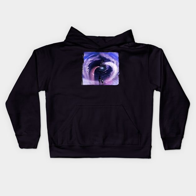 cosmic event Kids Hoodie by ElArrogante